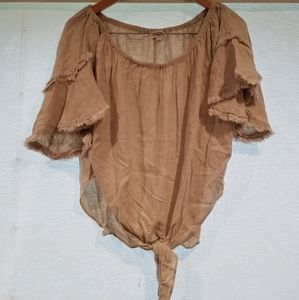 Linen Blend Blouse